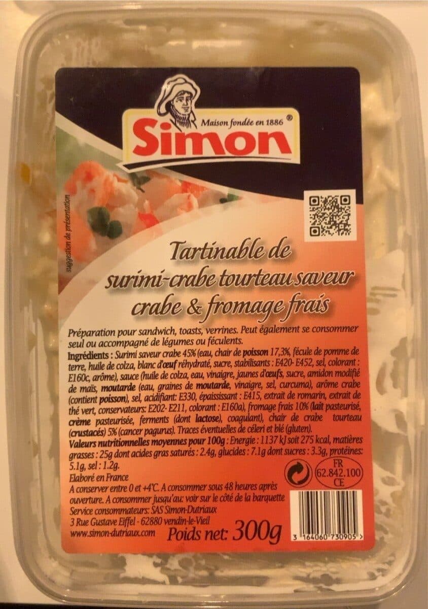 Simon Tartinable packshot