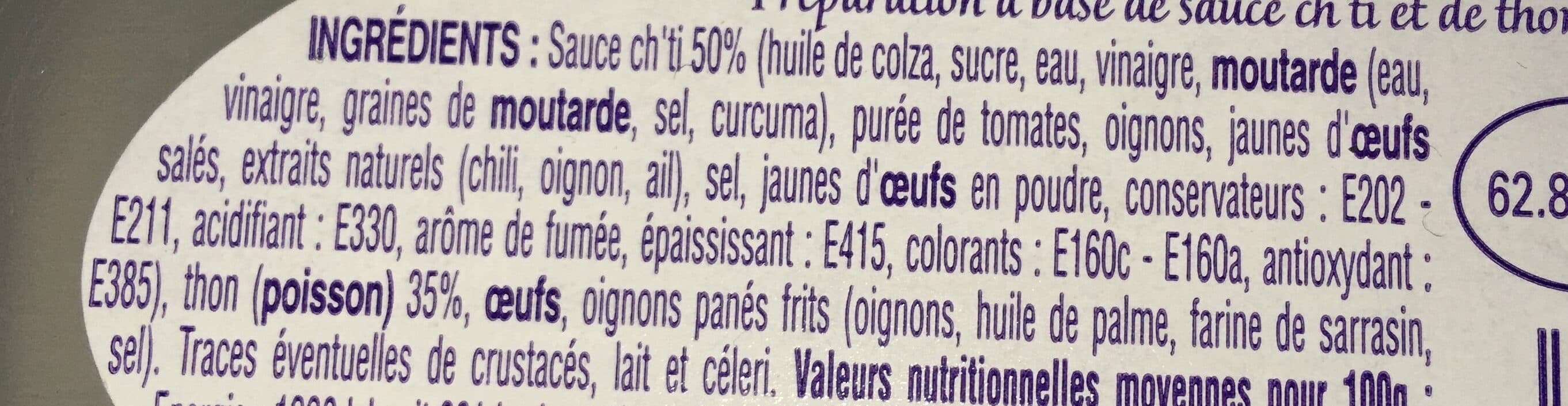 Simon Tartinable de thon sauce ch’ti packshot
