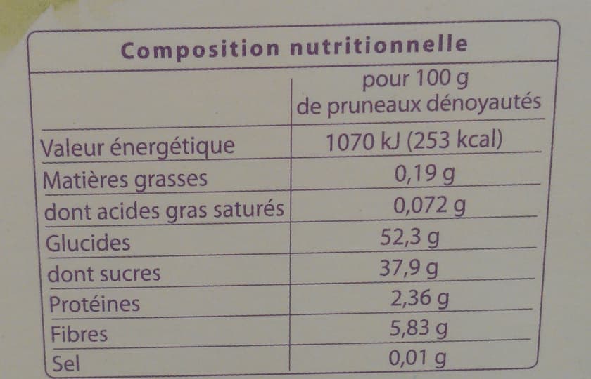 Pruno Délice Pruneaux d'Agen dénoyautés mi-cuits packshot