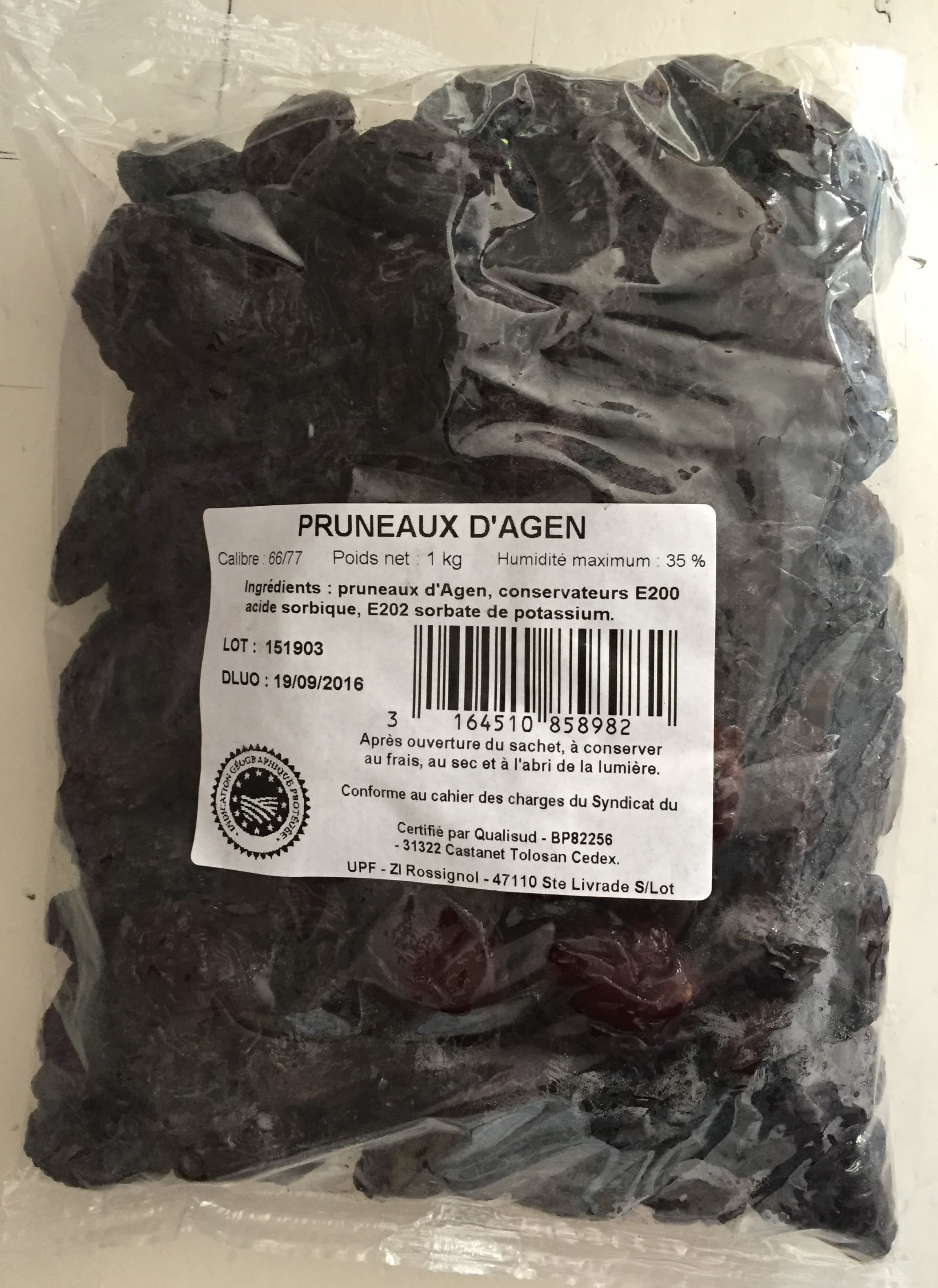 Sans marque Pruneaux d'Agen packshot