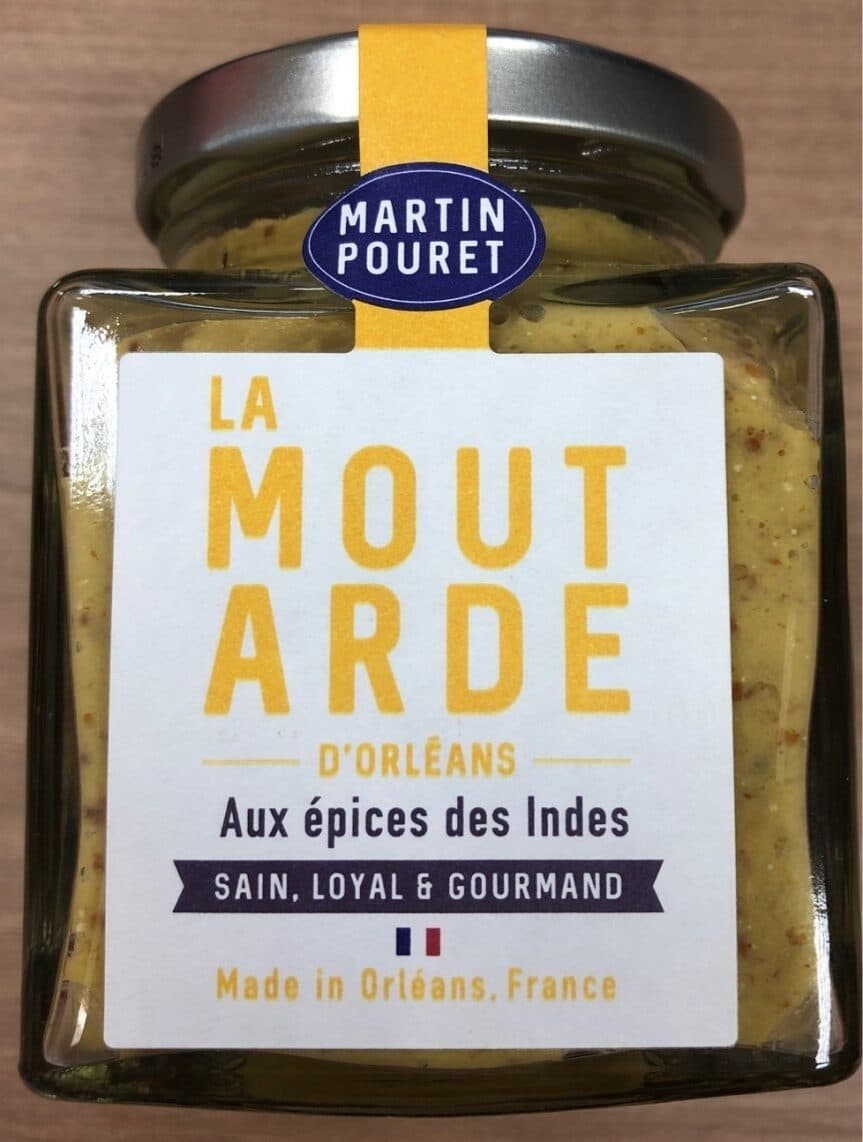 Martin Pouret Moutarde aux epices des Indes packshot