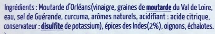Martin Pouret Moutarde aux epices des Indes packshot