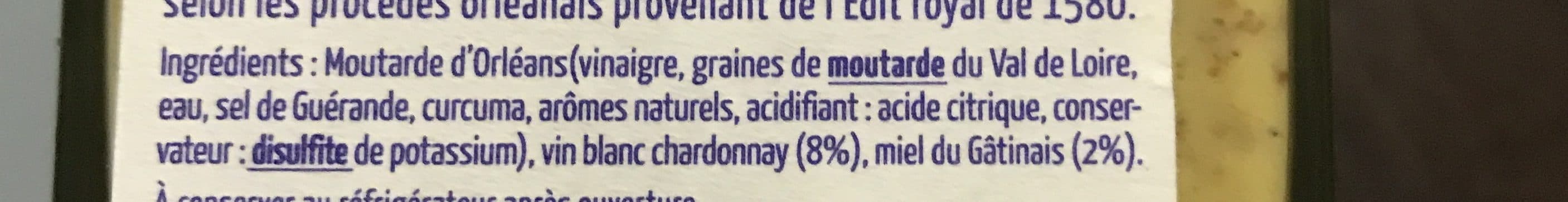 Martin Pouret La Moutarde d'Orléans au miel et chardonnay packshot