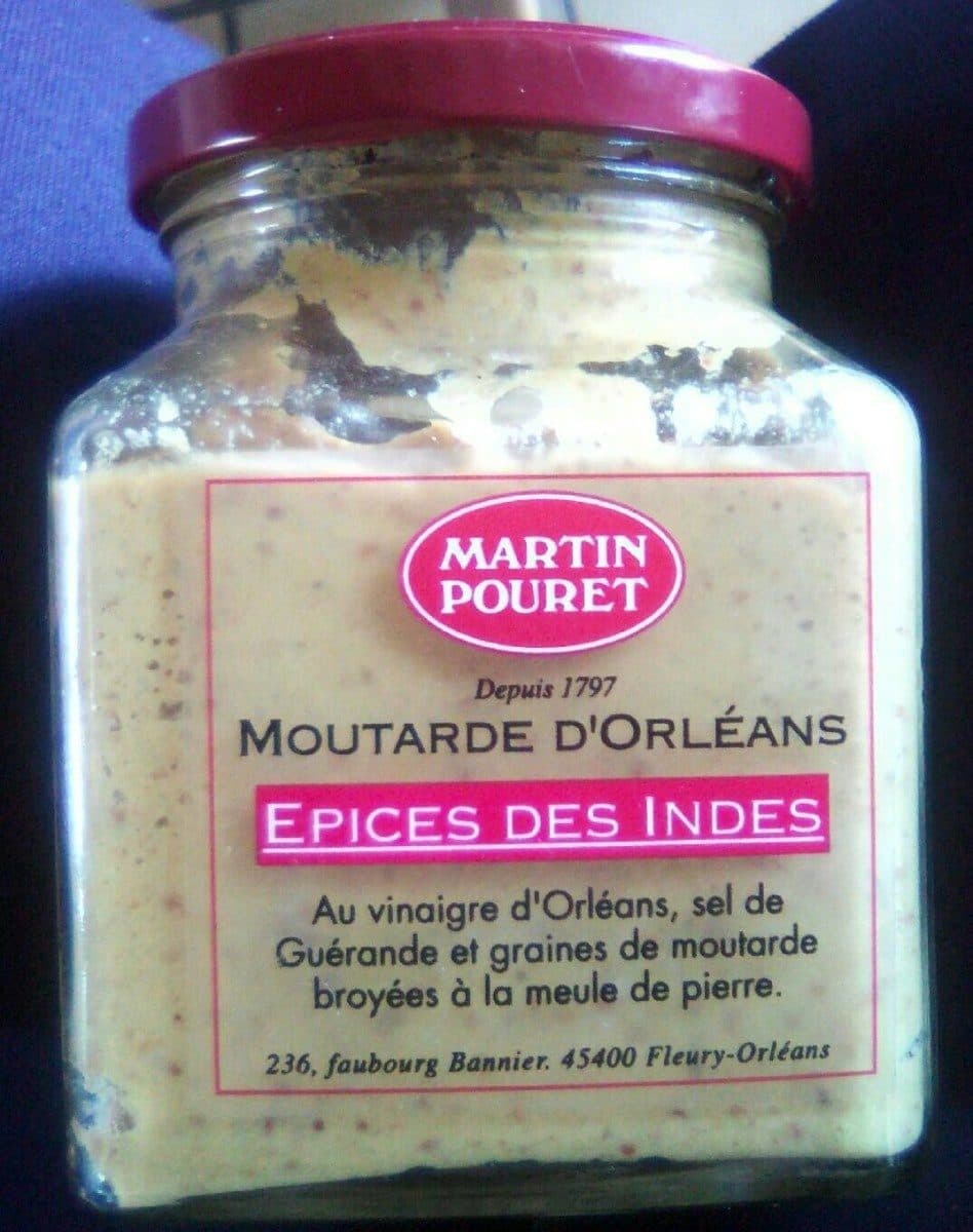 Martin Pouret Moutarde d'Orléans épices des indes packshot