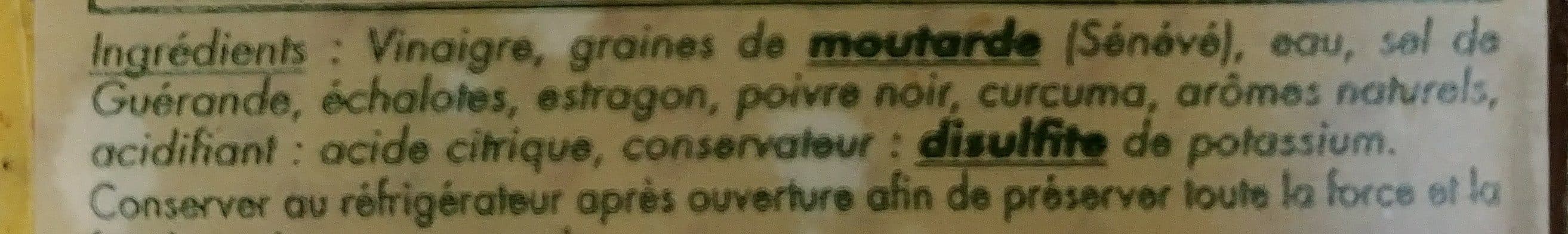 Martin pouret Moutarde Saveur Béarnaise packshot