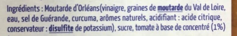 martin pouret Moutarde d'Orléans à la tomate packshot