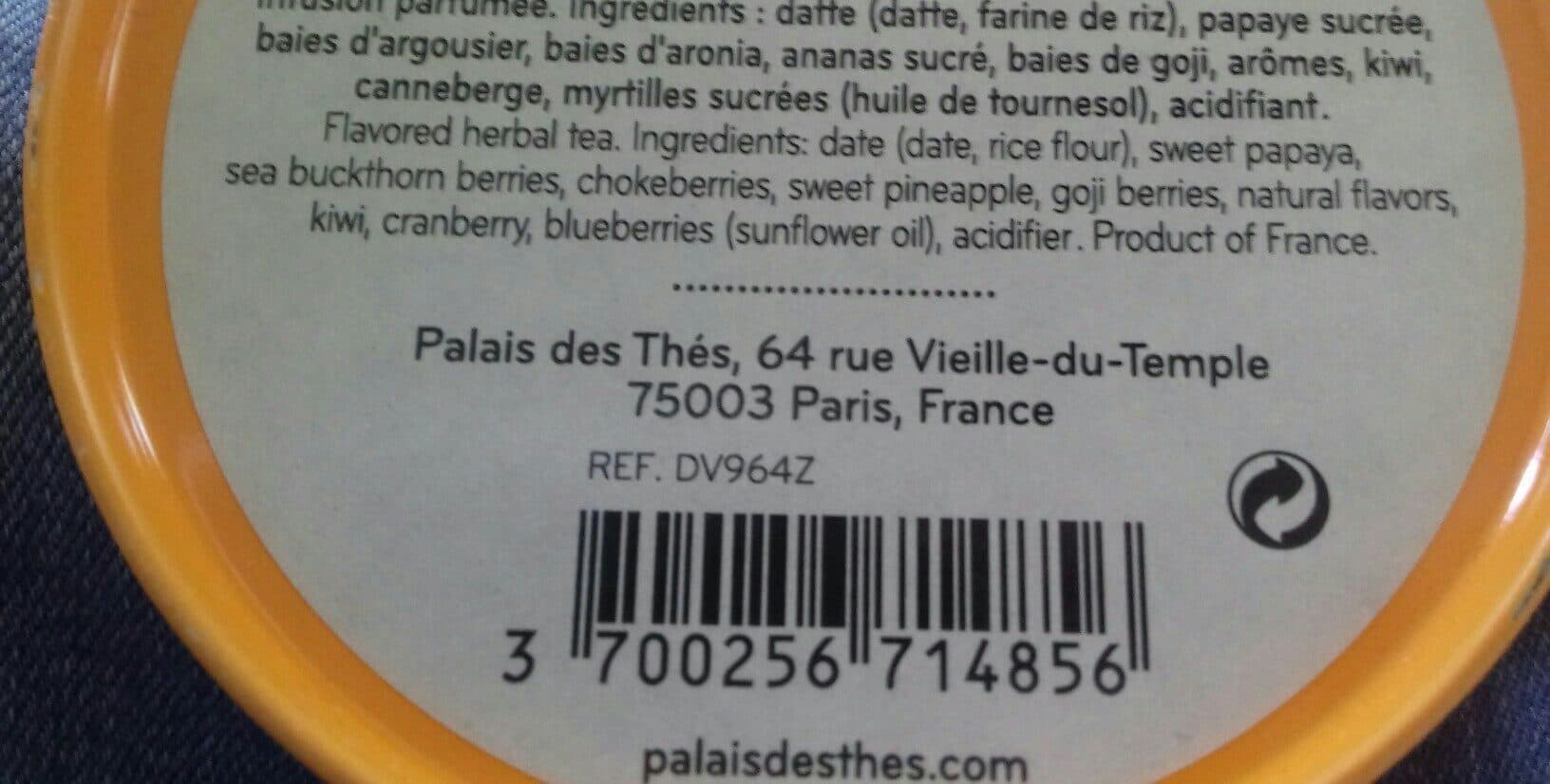 Open Food Facts Jardin fruité packshot