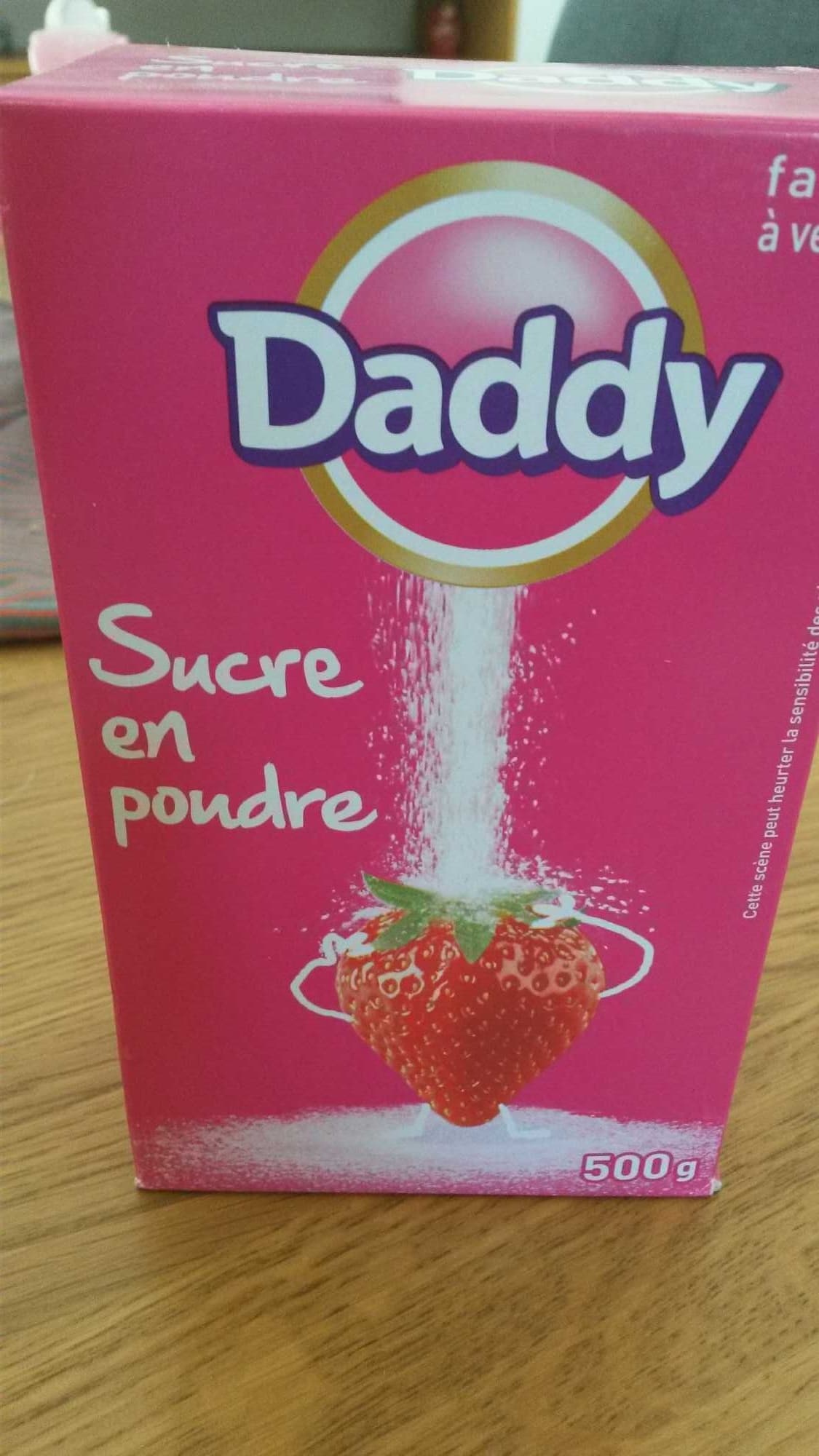 Daddy Daddy poudre etui 500g - gamme courants packshot