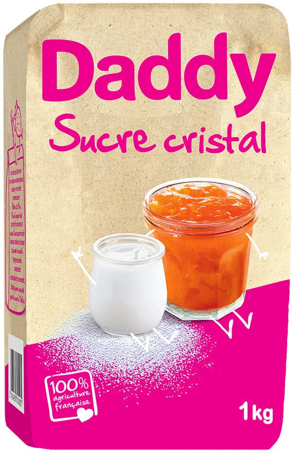 Daddy Daddy cristal sachet 1kg - gamme courants packshot