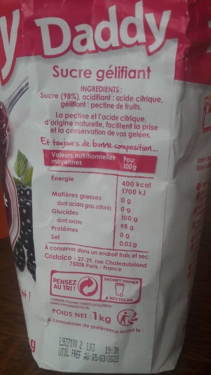 CristalCo Daddy confidelice special gelee 1kg packshot