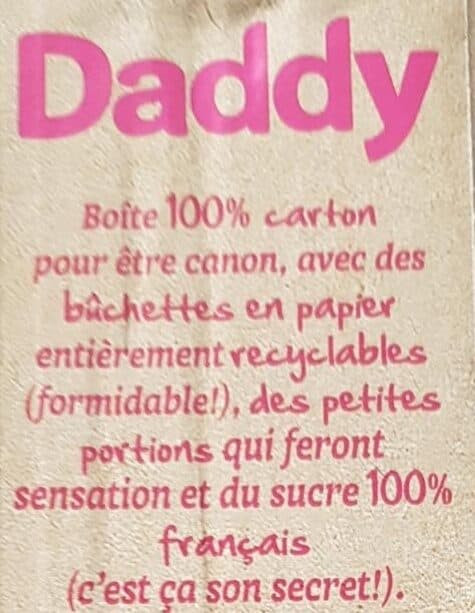 Daddy Daddy Boîte Distributrice de 100 bûchettes packshot