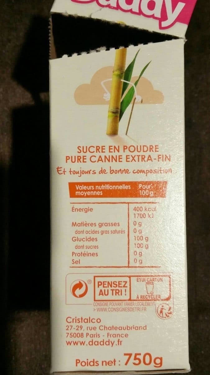 Daddy Sucre en poudre packshot