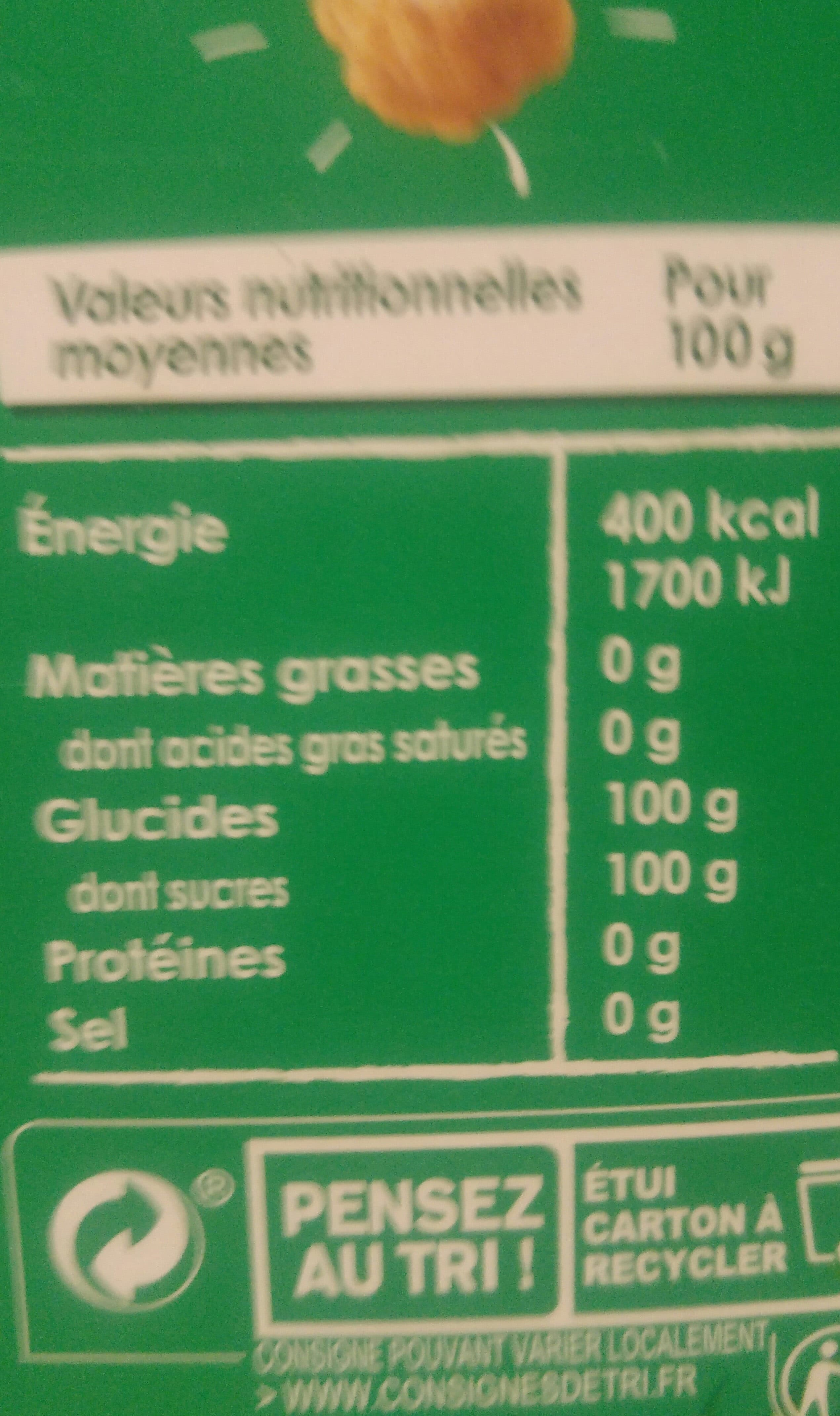 Daddy Daddy morceaux brut canne bio 400g packshot