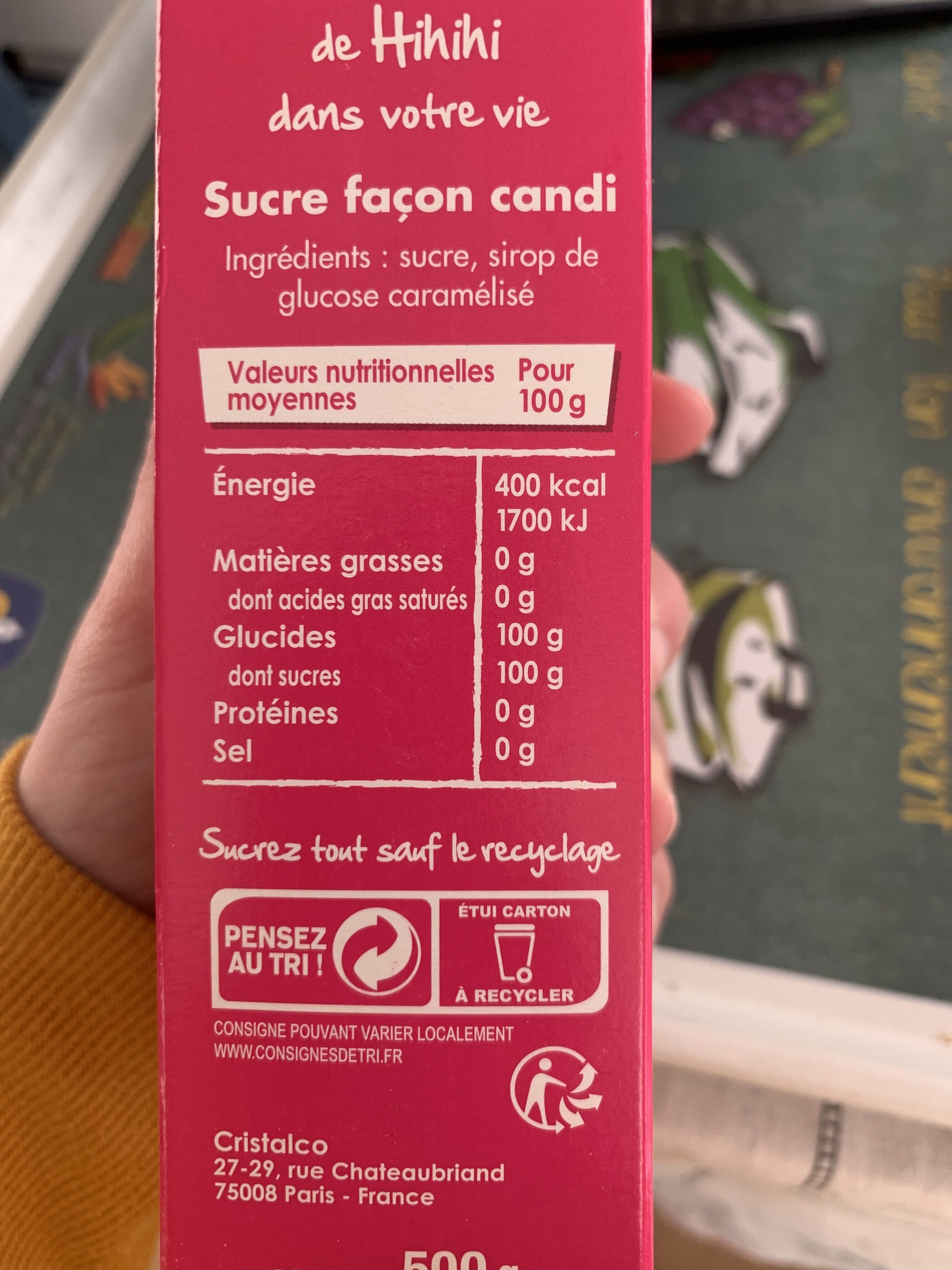 Daddy Daddy sucre ambre façon candi 500g - gamme speciaux packshot