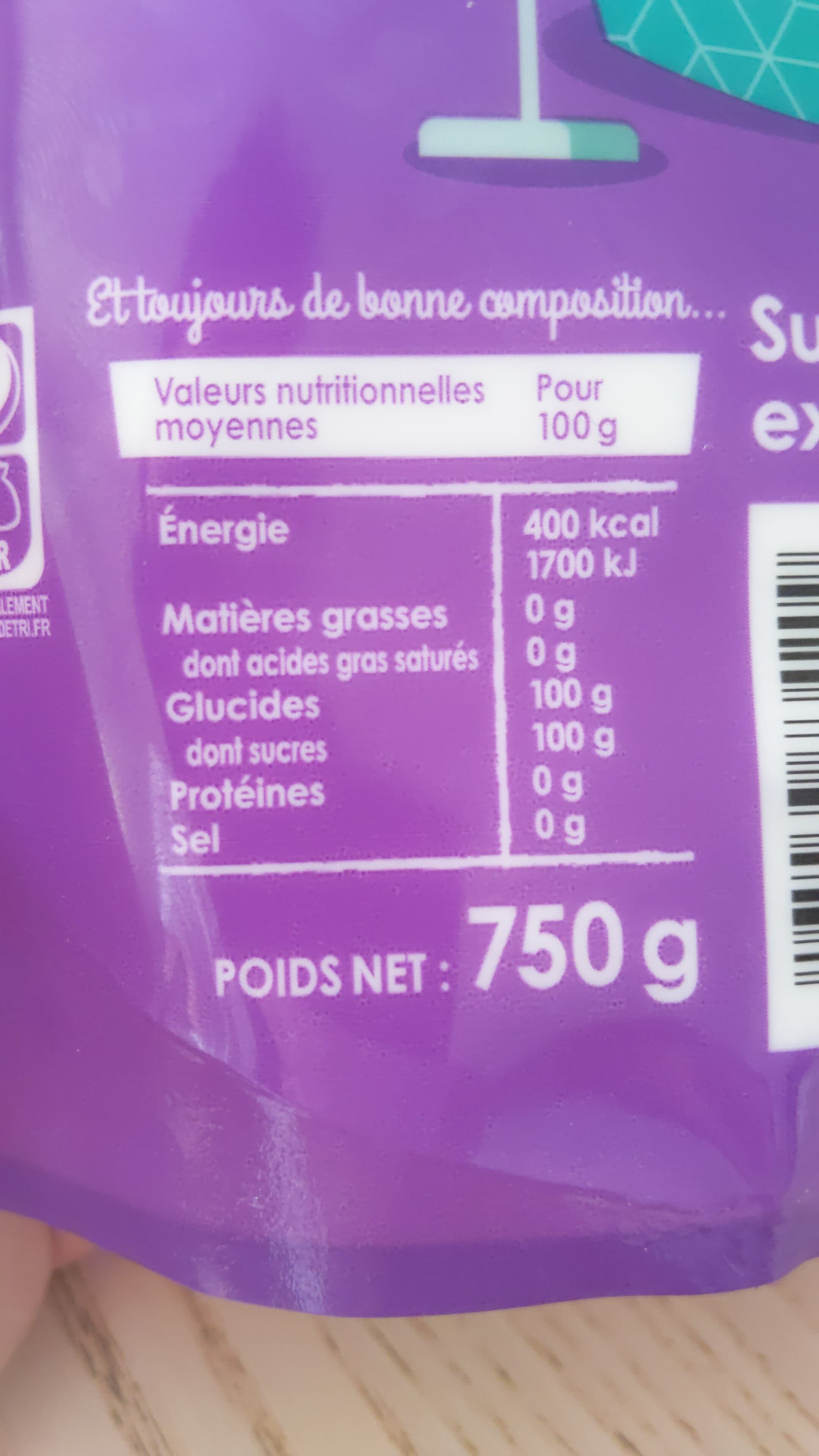 CRISTALCO Sucre extra fin packshot