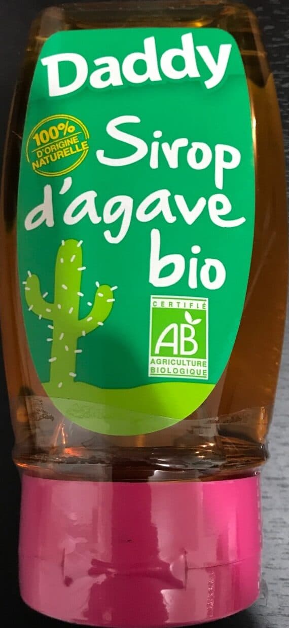 Daddy Sirop d’agave bio packshot