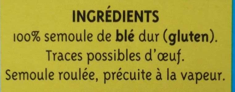 Tipiak Graine Couscous moyen packshot