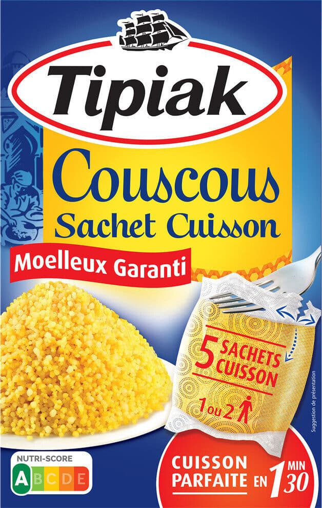 Tipiak Couscous sachet cuisson packshot