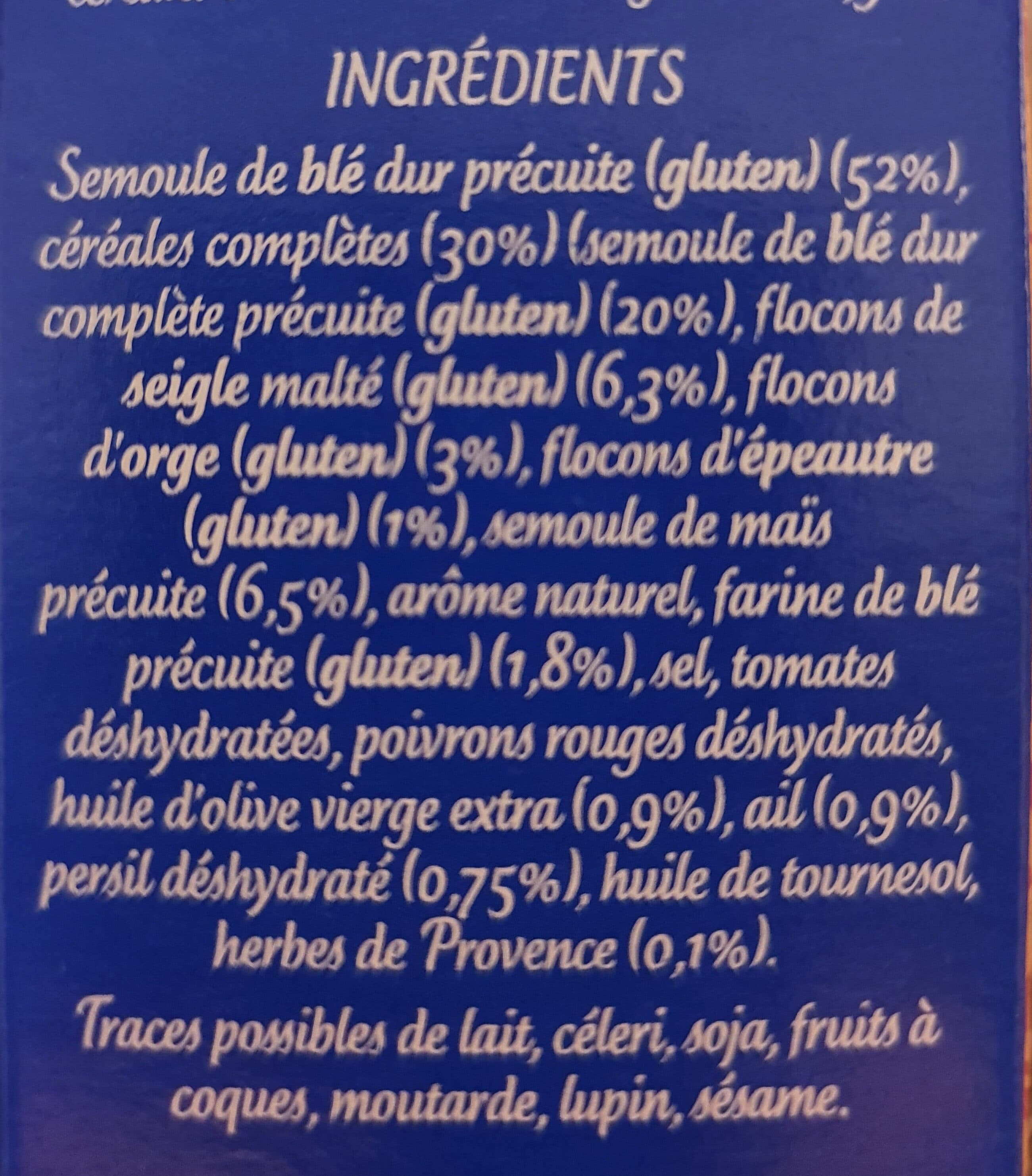 Tipiak Céréales Méditerranéennes packshot