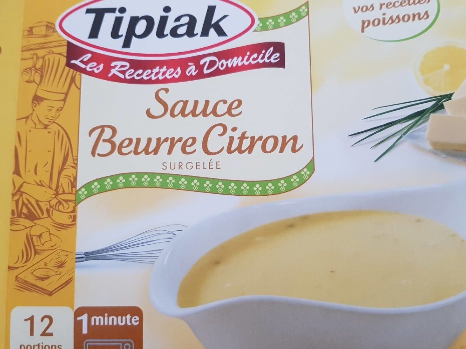 Tipiak Sauce beurre citron packshot