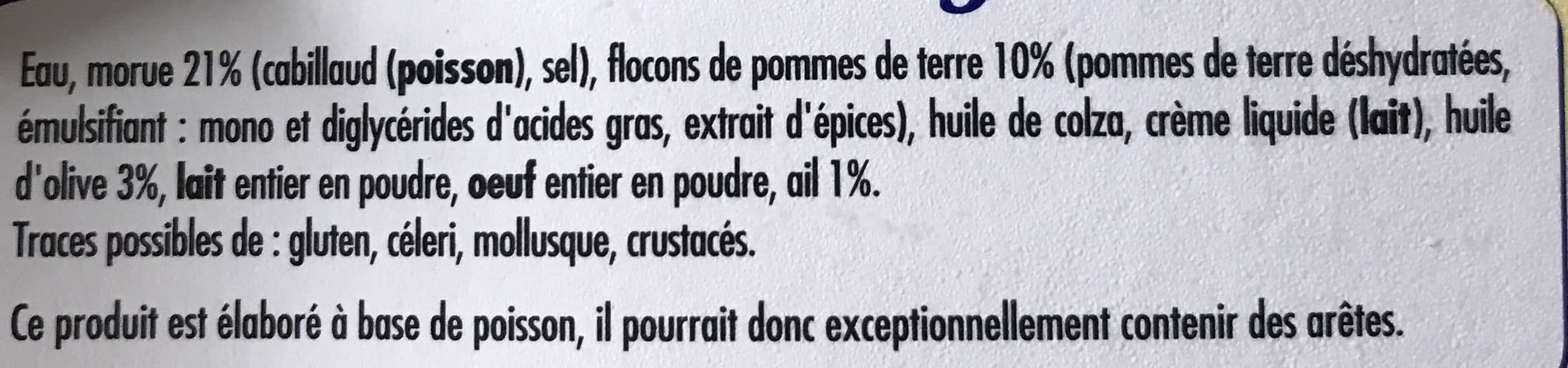 Tipiak Brandade de morue parmentier packshot