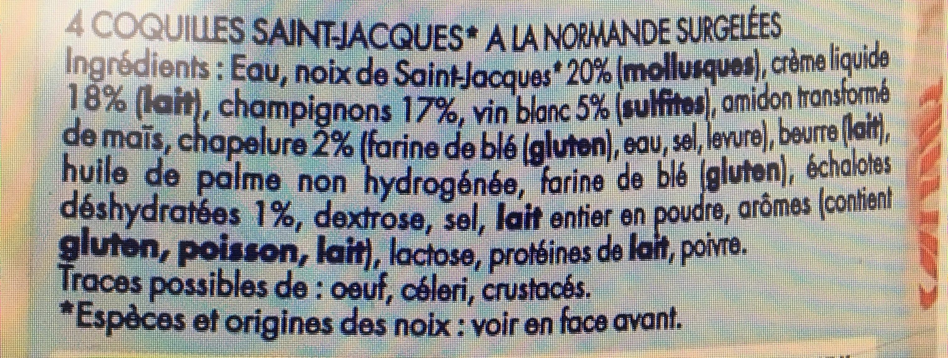 Tipiak Coquilles Saint Jacques à la normande packshot
