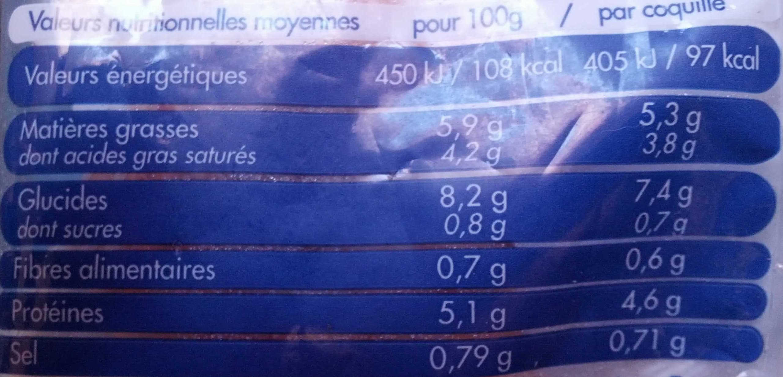 Tipiak 4 Coquilles Saint-Jacques* à la Bretonne, Surgelées packshot