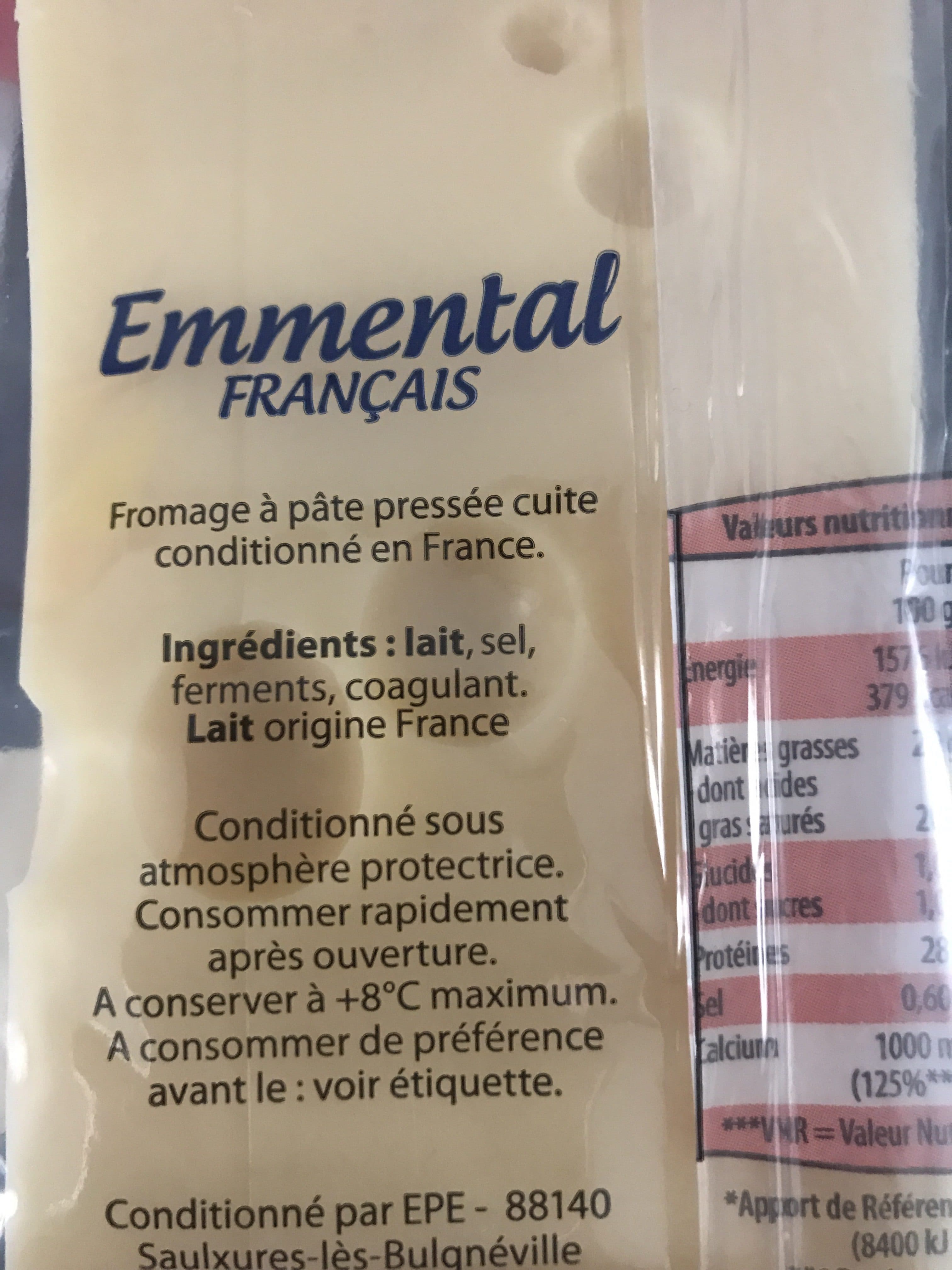 Le Cavalier Emmental français packshot