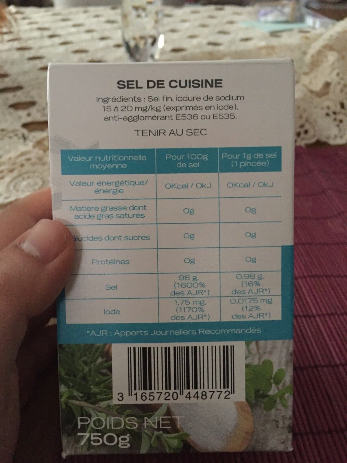 Open Food Facts Sel packshot