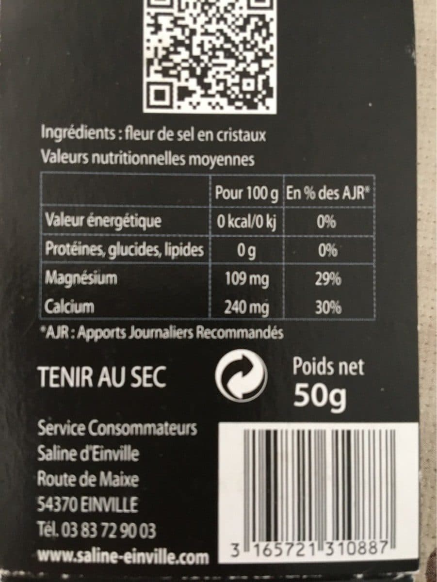 Open Food Facts Pétale de sel à lancienne packshot