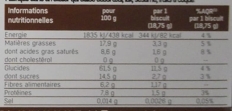 Vecteur Santé Biscuits Biologiques chocolat packshot