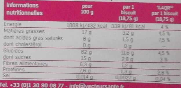 Vecteur Santé Biscuits Biologiques Fruits des bois packshot