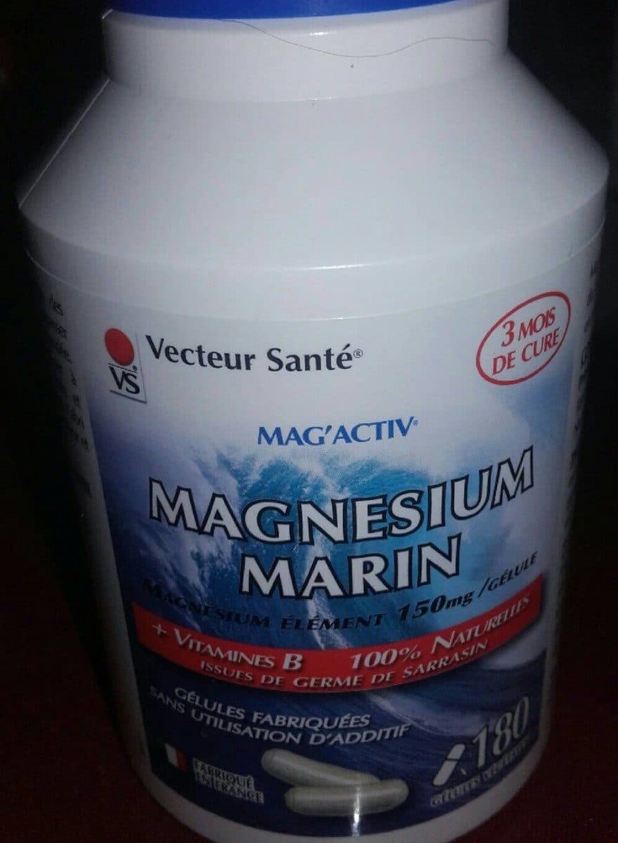 Open Food Facts Mag'Activ - 180 Gélules - Vecteur Santé packshot
