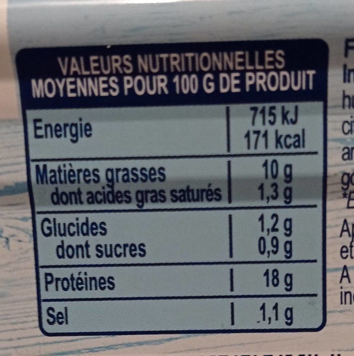 Saupiquet Filet de thon citron packshot