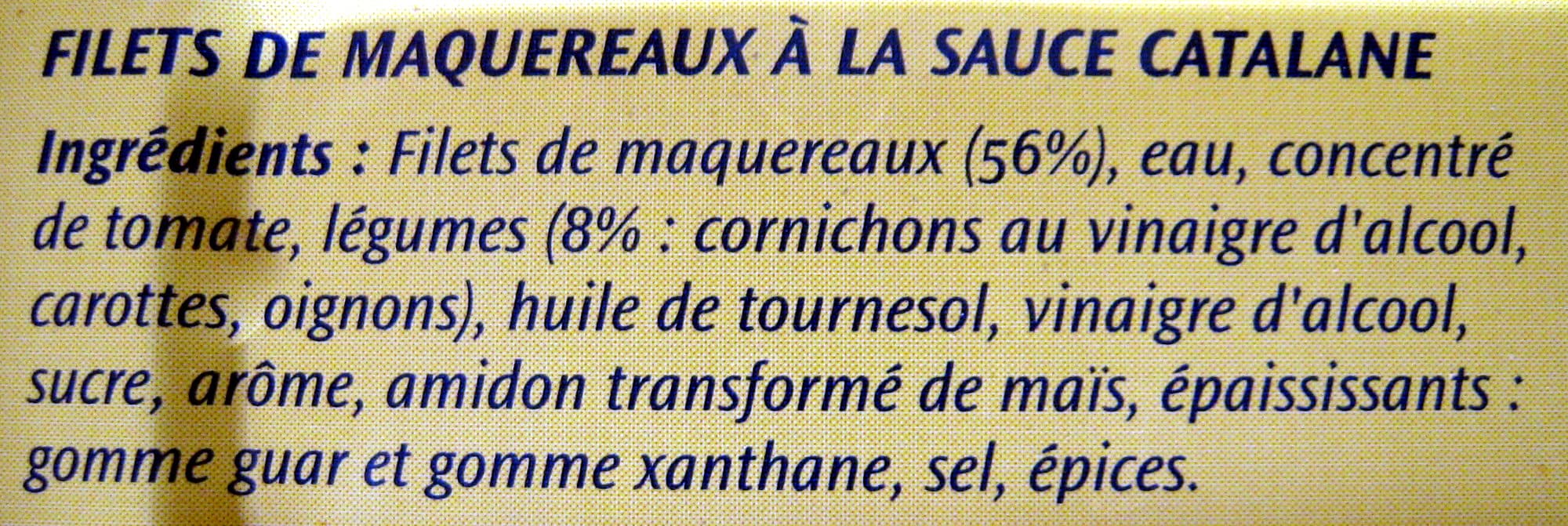 Saupiquet Filets de Maquereaux a la Catalane packshot