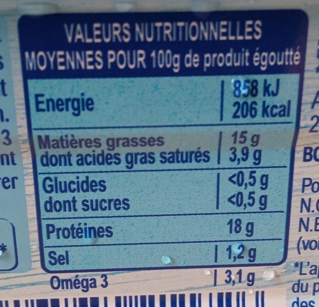 Saupiquet Filet de maquereaux au naturel packshot