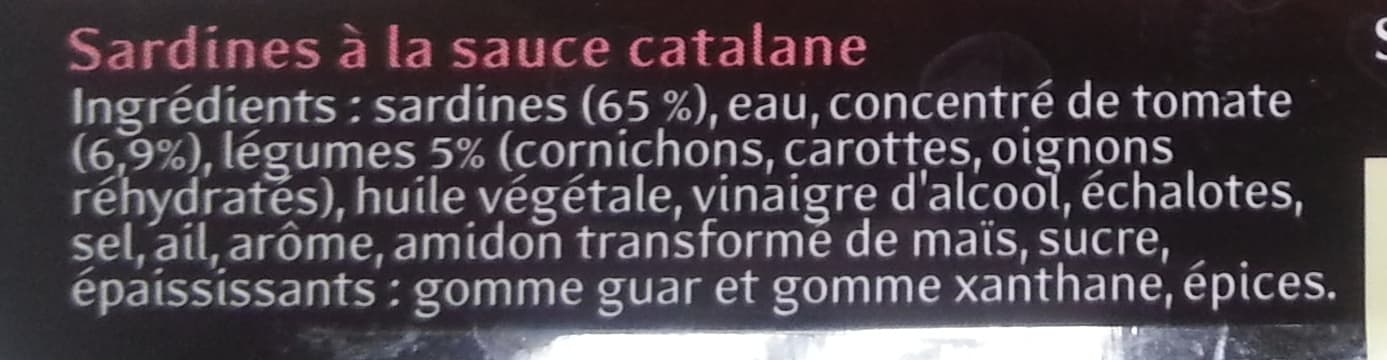 Saupiquet Sardines à la catalane packshot