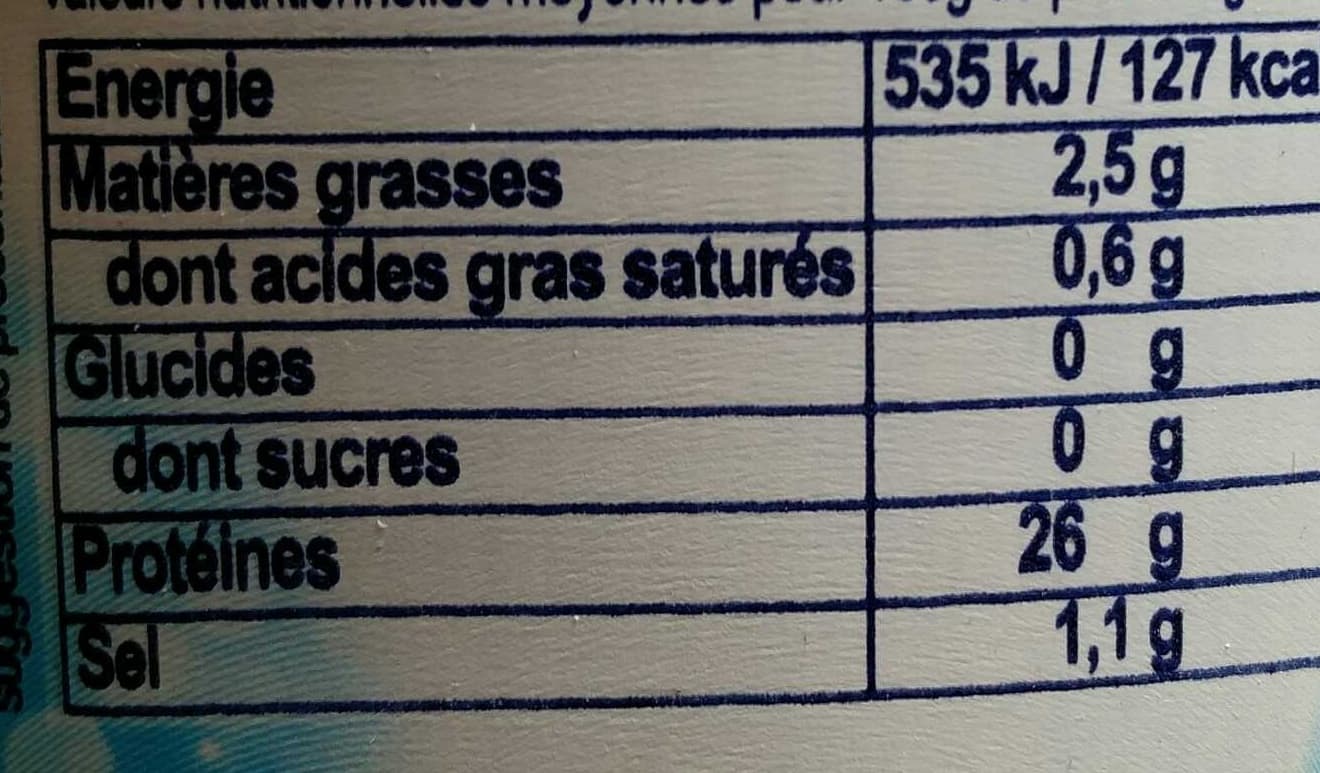 Saupiquet Thon entier au naturel packshot