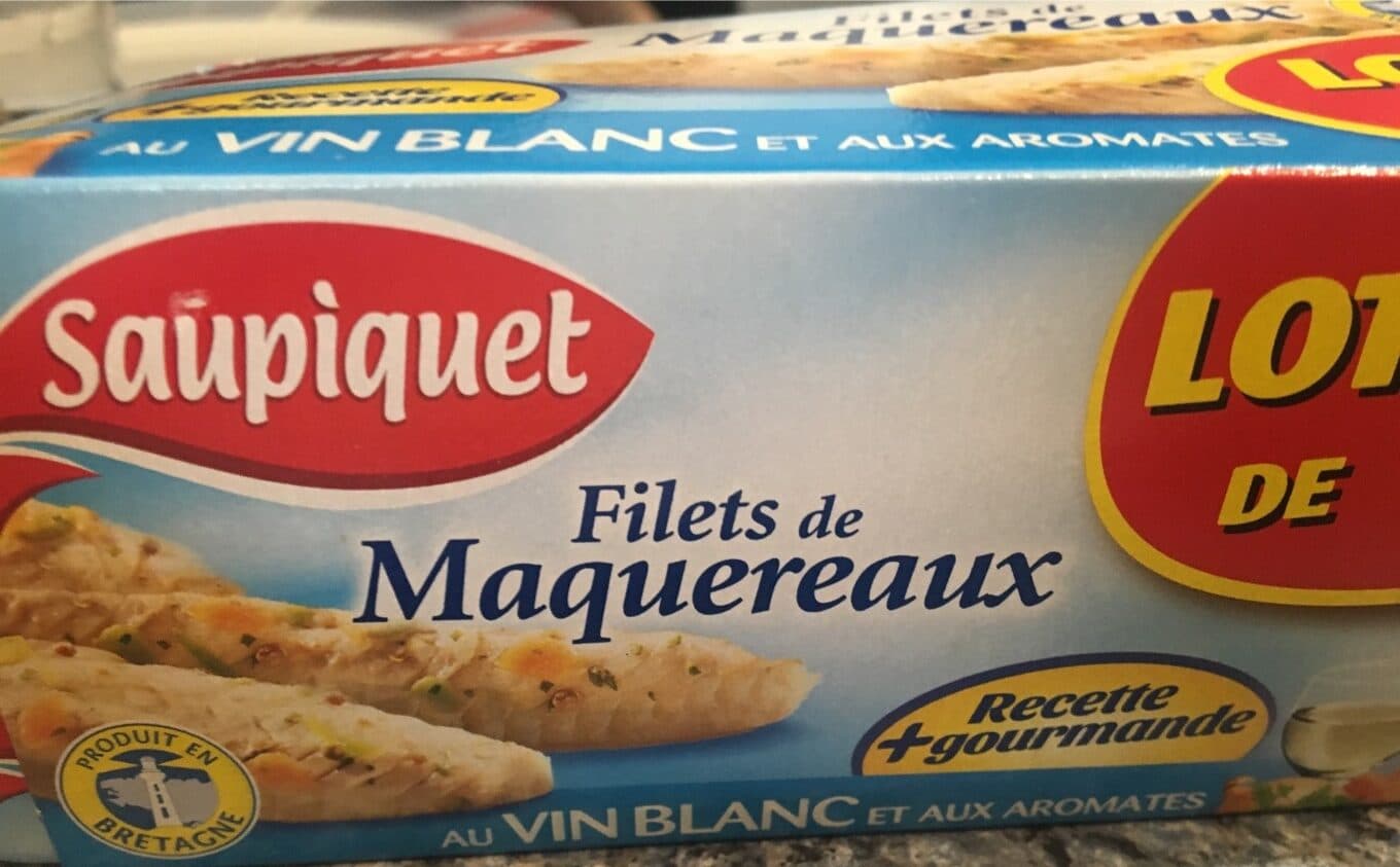 Saupiquet Maquereaux vin blanc et aromates packshot