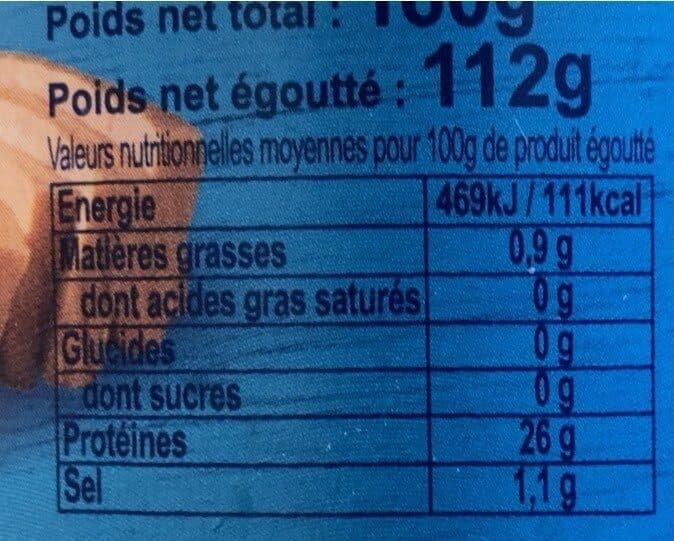saupiquet Thon entier au naturel cuit à cœur packshot