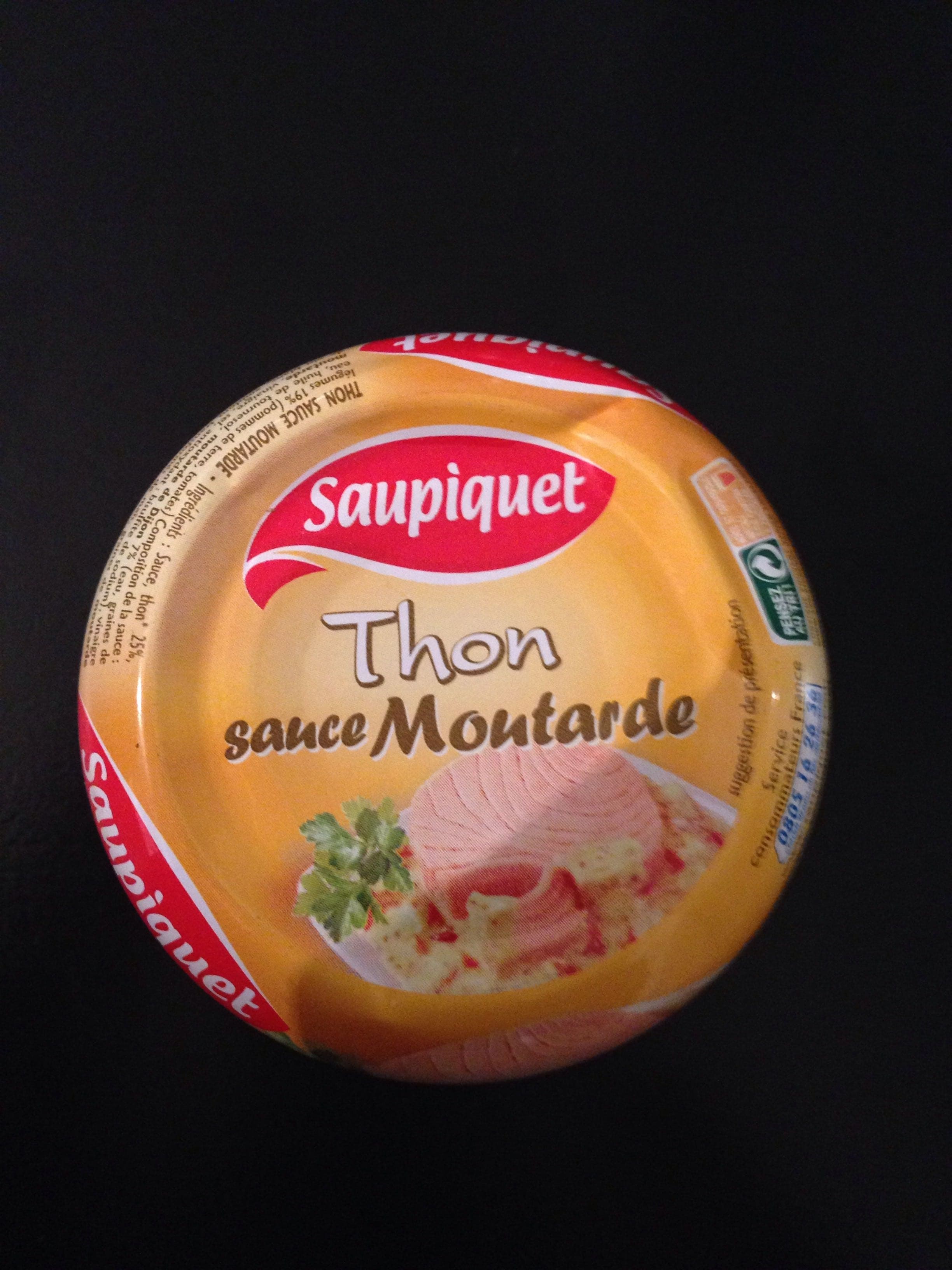 Saupiquet Thon sauce moutarde packshot
