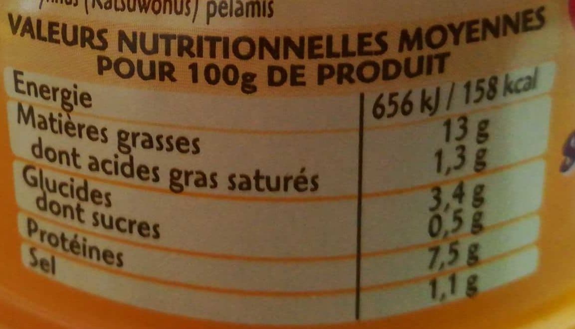 Saupiquet Thon sauce moutarde packshot