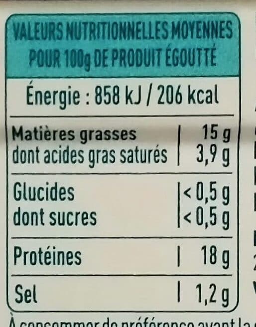 Saupiquet Filets de maquereaux grillés natures packshot
