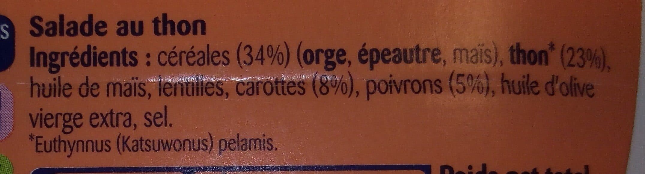 Saupiquet Les Saladières - Salade au thon, céréales et légumes packshot