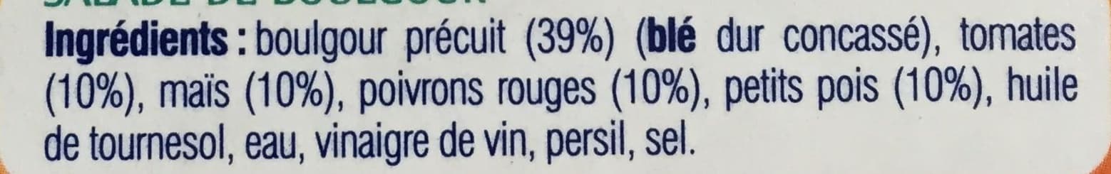 Saupiquet Les Saladières Taboulé packshot