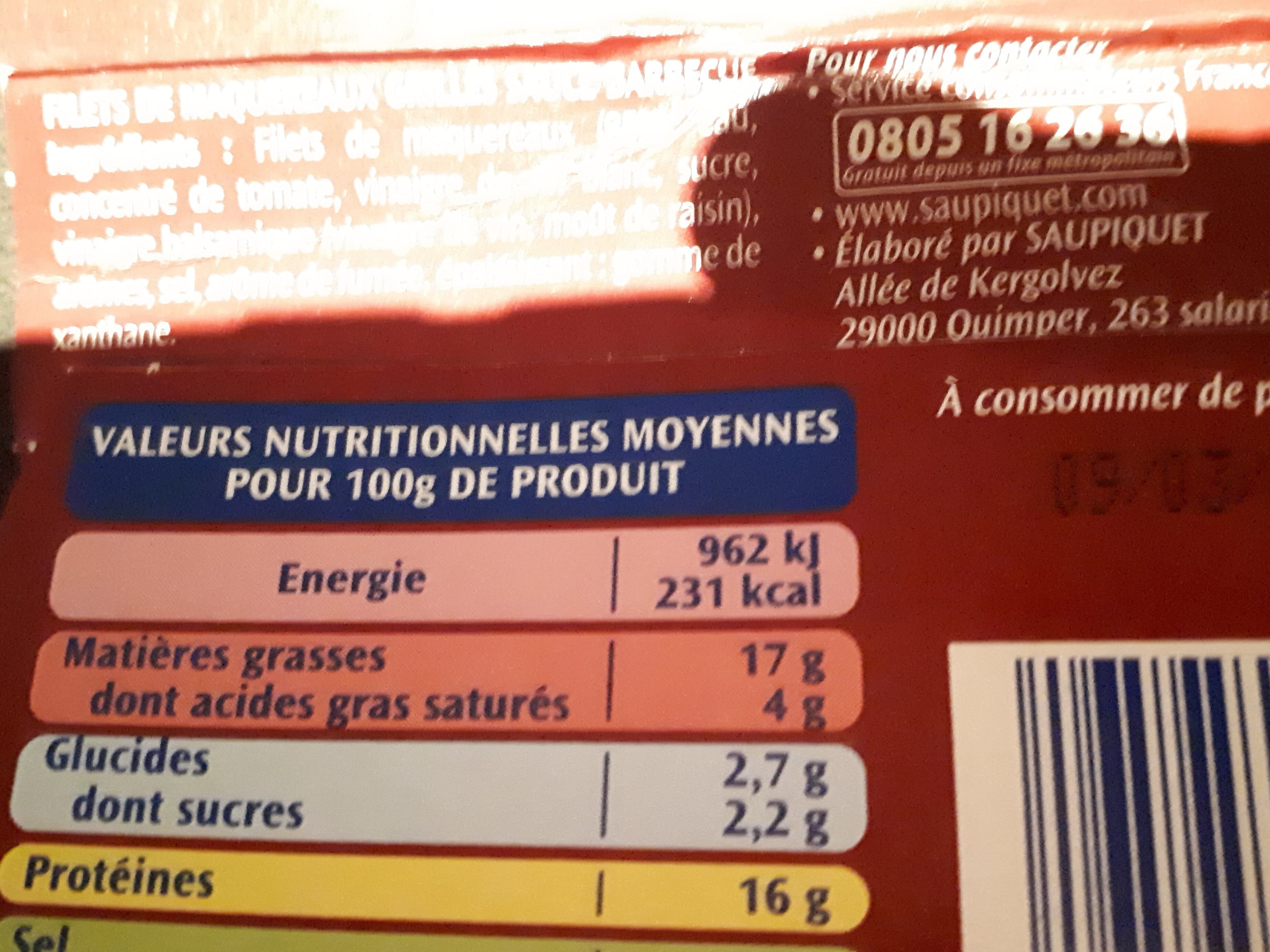 Saupiquet filets de maquereaux packshot