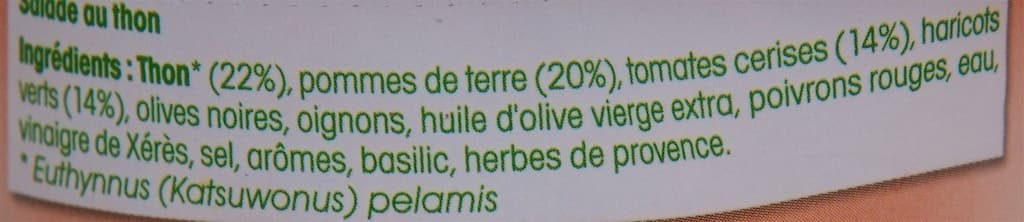 Saupiquet Les Saladières Niçoise packshot