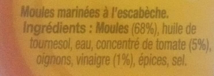 Saupiquet Moules a l'escabèche - Spécial apéro packshot
