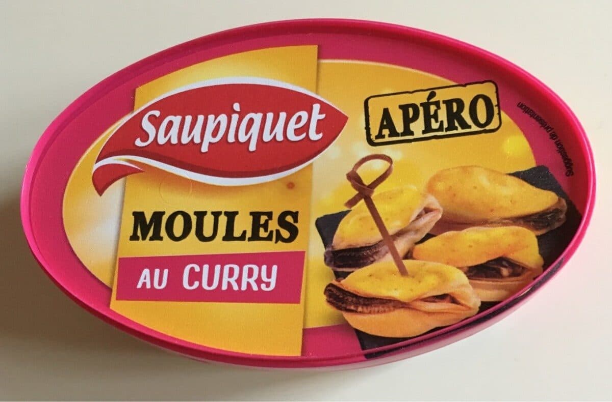Saupiquet Moules au curry Spécial apéro packshot