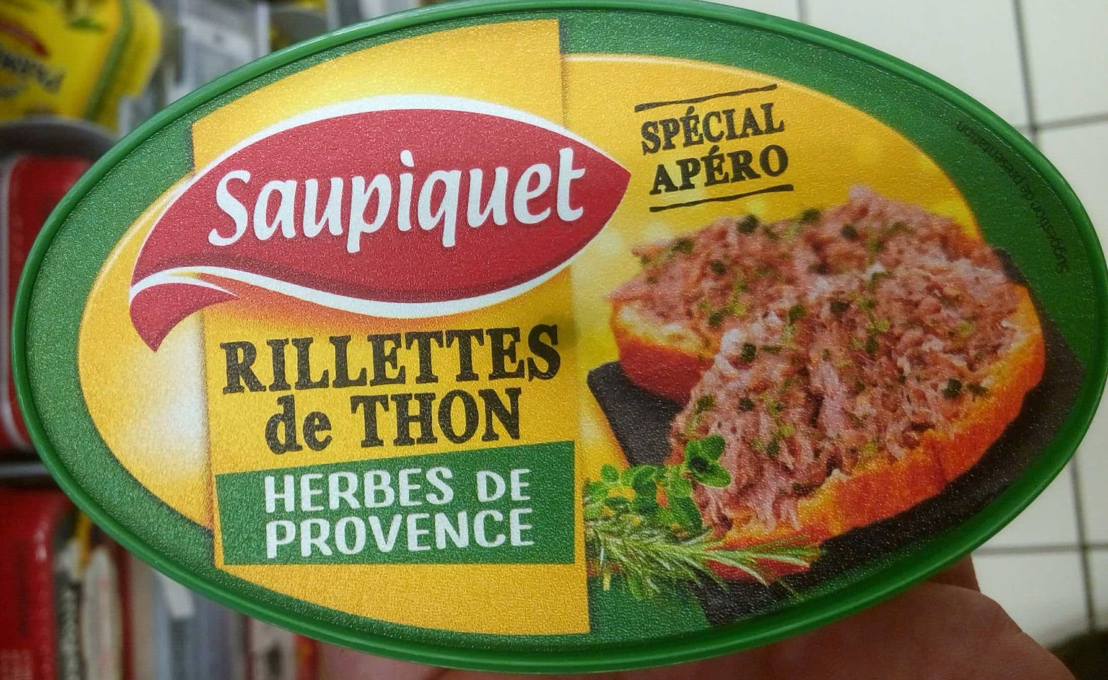 Saupiquet Rillettes de thon herbes de Provence packshot